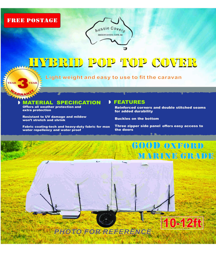 Hybrid Pop Top 1012' Cover Aussie Cover Oxford 600d Material Aussie