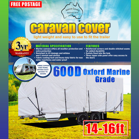 Aussie Covers 14'-16' Caravan Cover(OUT OF STOCK UNTIL END Of MAY CAN BACK ORDER)