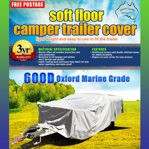Soft Floor Camper Trailer Cover 600d